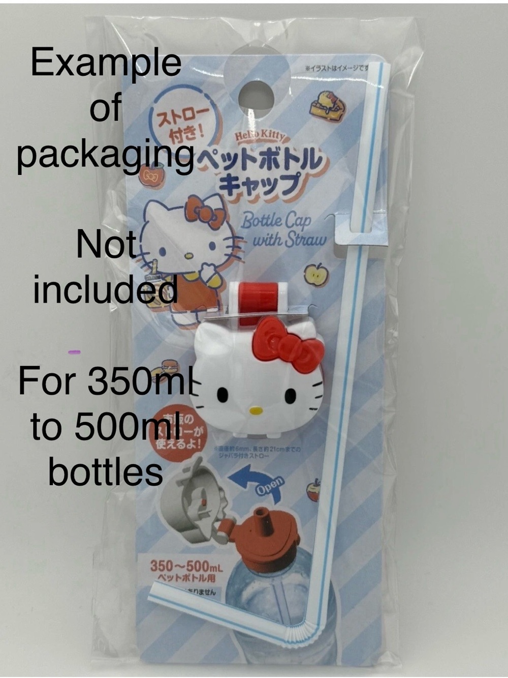 Set of 3 Hello Kitty Caps Bottle and Bag Daiso - Picture 7 of 8
